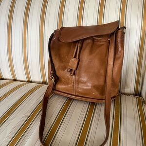 Coach Brown Leather Crossbody Bag